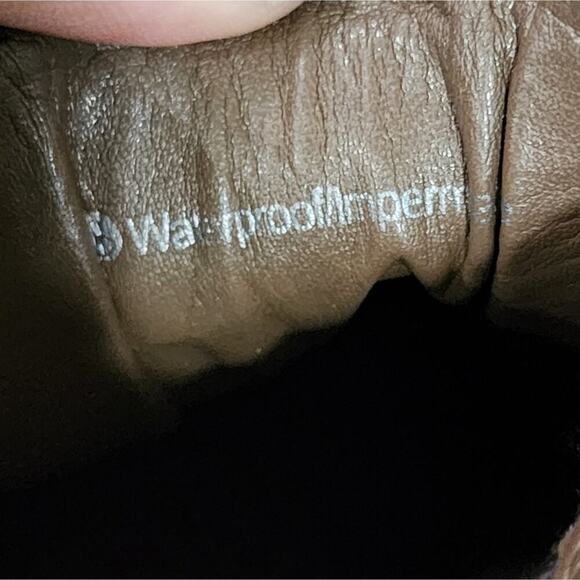 Blondo Verona Waterproof Olive Brown Suede Leather‎ Ankle Boots Womens Size 7M - Picture 8 of 9